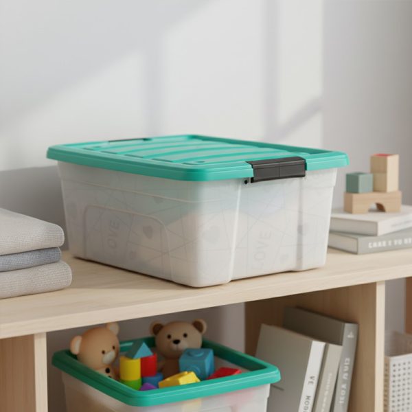 Caja Organizadora con Trabas - 14 Litros