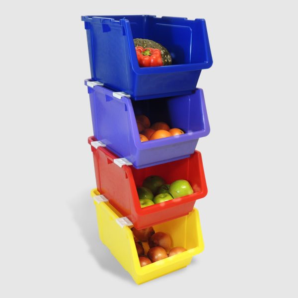 Gavetero Apilable Reforzado 23 Cm X 19 Cm X 30 Cm