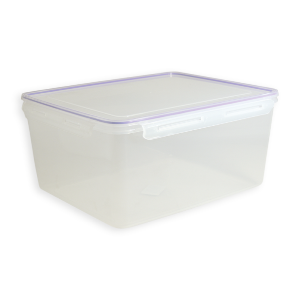 Hermético Rectangular C/ Trabas 3 Lts 22Cm X 16Cm X 12 Cm