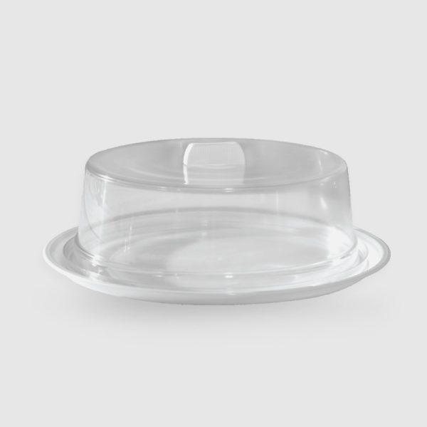 Campana Tortera Cristal C/Plato Ø 28,5 Cm.