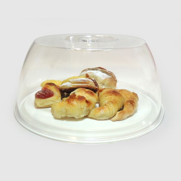 Campana Gastronomica Cristal Redonda C/Plato Ø 29Cm