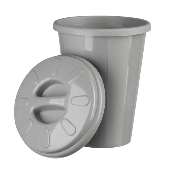 Recipiente Para Residuos Con Tapa Para Mesada 1.2 Lts