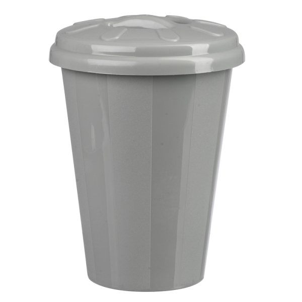 Recipiente Para Residuos Con Tapa Para Mesada 1.2 Lts