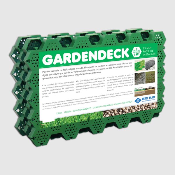 Piso Deck 5 Placas 1 Mt2