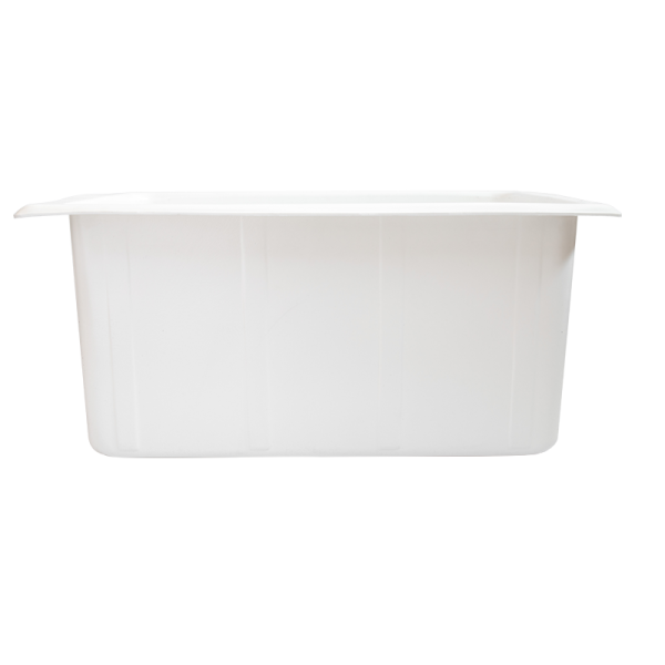 Batea Sup Gde  Rect. 80 Lts Blanca Termoformado