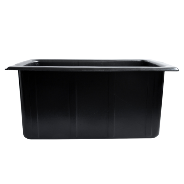 Batea Sup Gde  Rect. 80 Lts Negra Termoformado