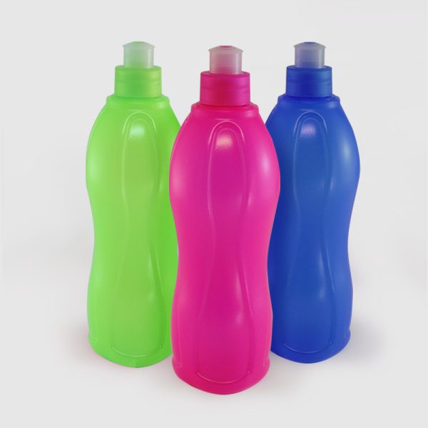 Botella Deportiva 600 CC c/ Tapa Pushh Pull