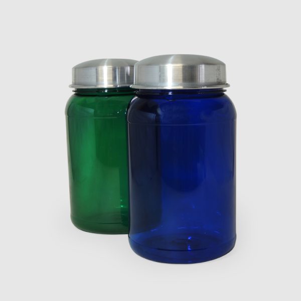 Tarro Cocina c/Tapa Aluminio 4 lados cuadrado 3kg Alto