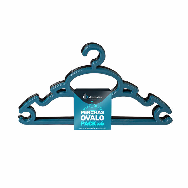 Percha Óvalo x 6 Unidades