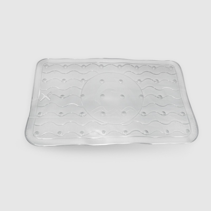 ALFOMBRITA P/BAÑO PULPO CRISTAL MED. 50X32 CM. - Desesplast