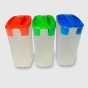 Jarra Rectangular Con Tapa 2250 Cc