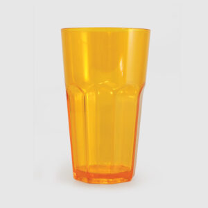 Vaso Facetado Cristal Multicolor 350 Cm3