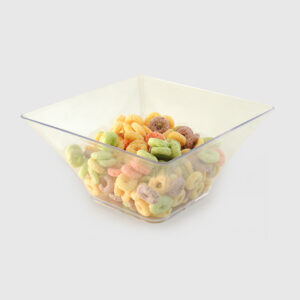 Compotera Cuadrada Chica Cristal