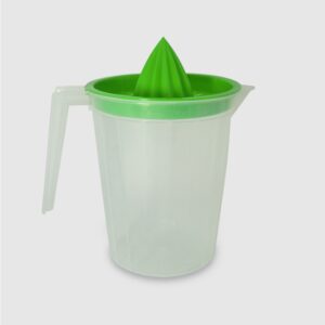 Jarrita Redonda Medidora Frutal Con Exprimidor 1 Lt