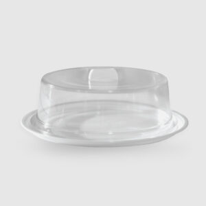 Campana Tortera Cristal C/Plato Ø 28,5 Cm.