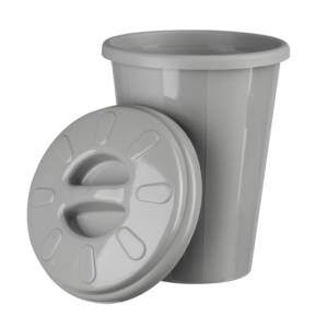 Recipiente Para Residuos Con Tapa Para Mesada 1.2 Lts