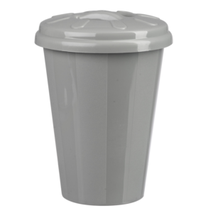 Recipiente Para Residuos Con Tapa Para Mesada 1.2 Lts