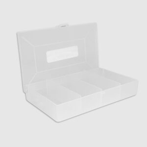 Cajita Organizadora 4 Cavidades Med. 16X10X3 Cm.