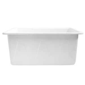 Batea Sup Gde  Rect. 70 Lts Blanca Termoformado