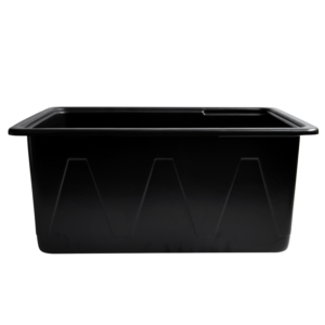 Batea Sup Gde  Rect. 70 Lts Negra Termoformado